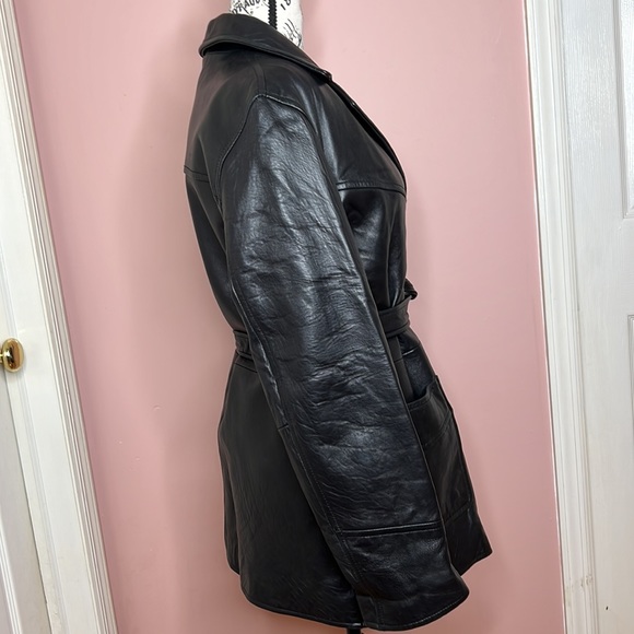 Mercia Italy Lamb Jacket. Black. NWOT. SIZE M - Picture 5 of 10